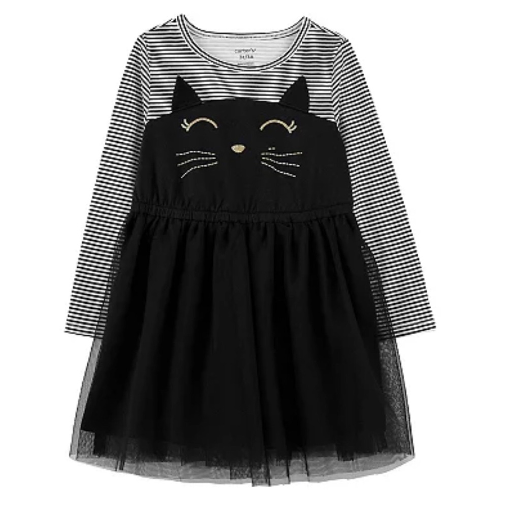 Baby Girl Carter's Halloween Cat Tutu Dress